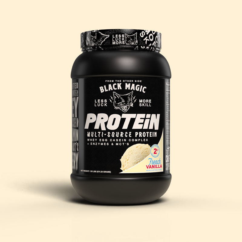 Vanilla Ice Cream Black Magic Multi-Source Protein - Whey, Egg, and Ca